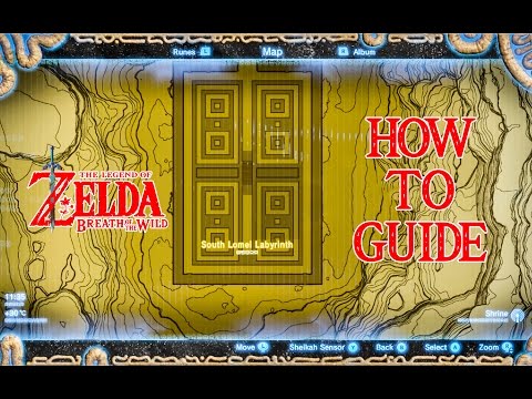 HOW TO DO SOUTH LOMEI LABRYNTH - 100% EASIEST WAY - ZELDA BREATH OF THE WILD - NINTENDO SWITCH