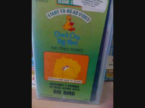 Sesame Street: Start-To-Read Video - Don't Cry, Big Bird Video Tape