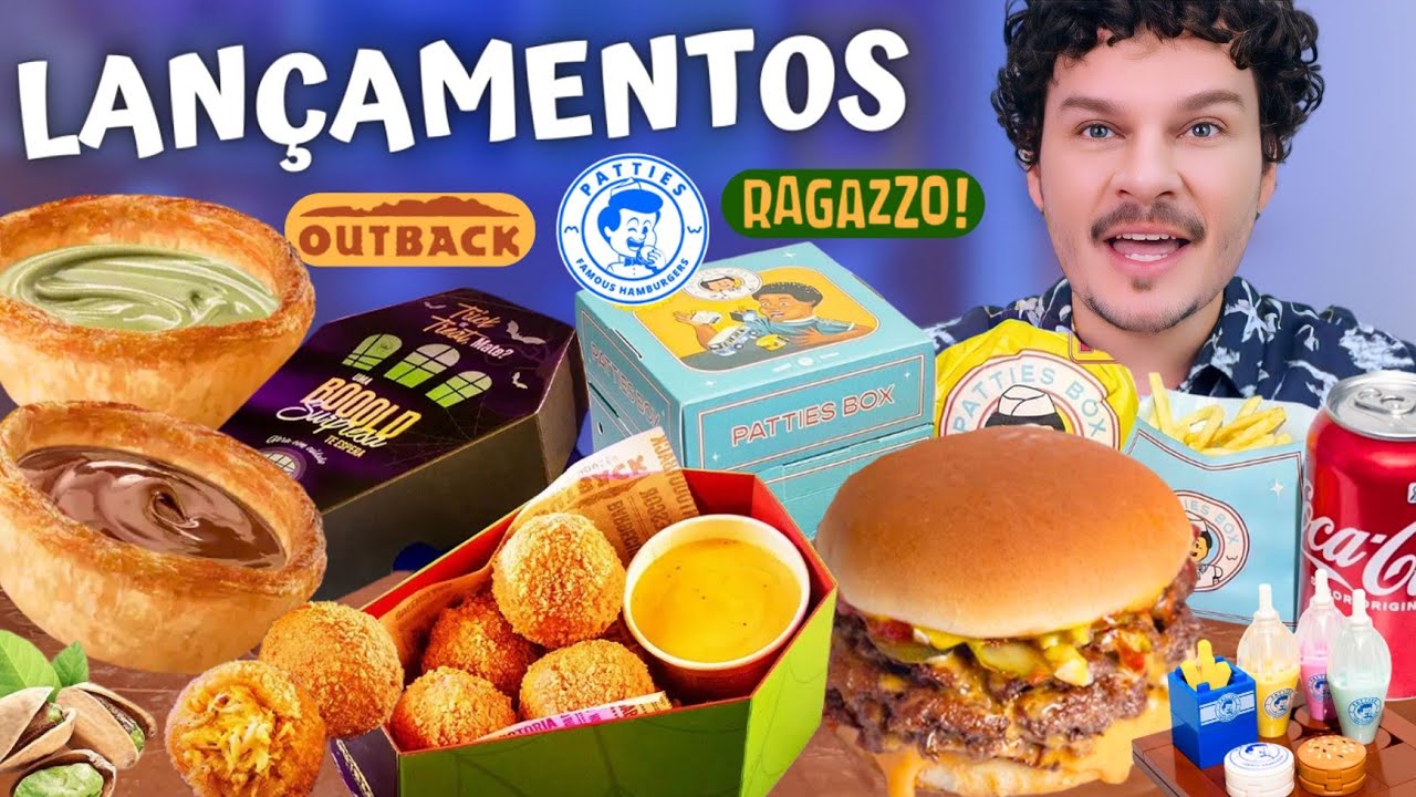 LANÇAMENTOS DE FAST FOOD / OUTBACK, PATTIES E RAGAZZO - Vale a pena?
