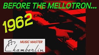 Video thumbnail for Early Synthesizer Mellotron pre-cursor Chamberlin Music Master keyboard demonstration 1962 by MUSICOM PRODUCTIONS