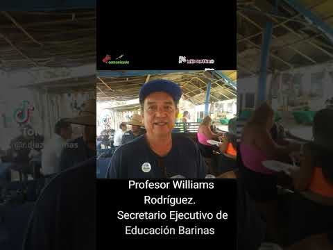 Comunicado del Profesor Williams Rodríguez Secretario Ejecutivo de Educación Barinas. #barinas