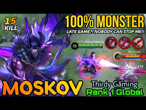 5.300+ Matches Moskov Crazy Late Game Boss!! - Top 1 Global Moskov S18 by Thirdy Gåming - MLBB