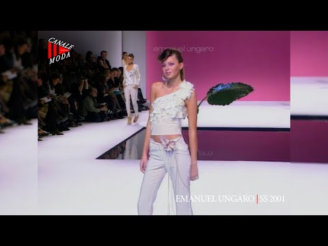EMANUEL UNGARO Spring Summer 2001 Paris 4K - Canale Moda
