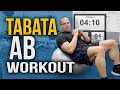 TRAIN WITH ME - Follow-Along Tabata Abs Workout (AT HOME)