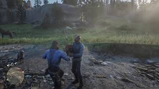 How to get fishing pole early Red Dead Redemption 2 #Shorts