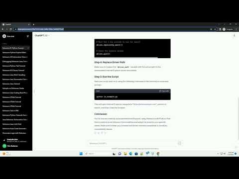 Selenium Internet Explorer Python Example