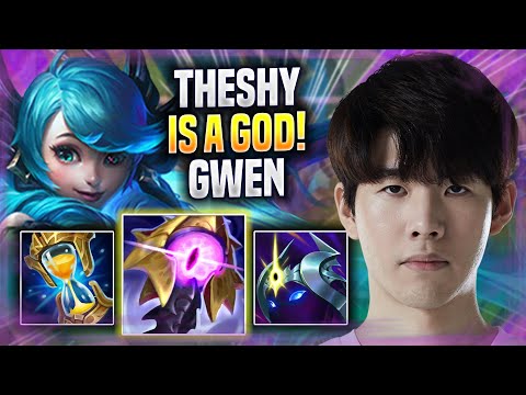 THESHY IS A GOD WITH GWEN! - WBG TheShy Plays Gwen TOP vs Shen! | Season 2022