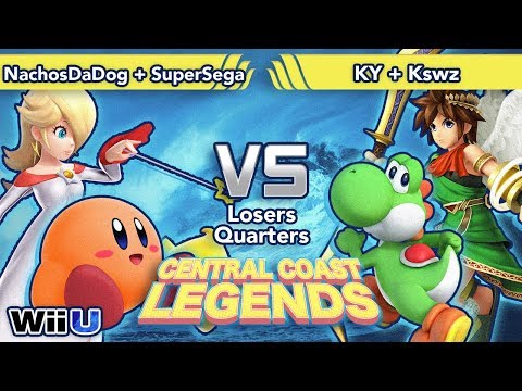 CenCoast Legends - NachosDaDog & SuperSega Vs. KY & Kswz - Doubles LQF - Smash Wii U