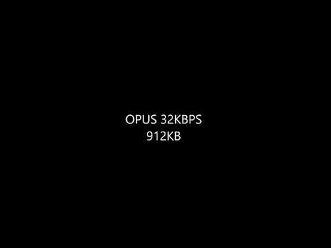 OPUS Bitrate vs. MP3 Bitrate