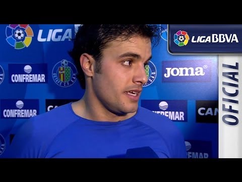 Entrevista a Pedro León tras el Getafe CF (2-2) Real Sociedad - HD