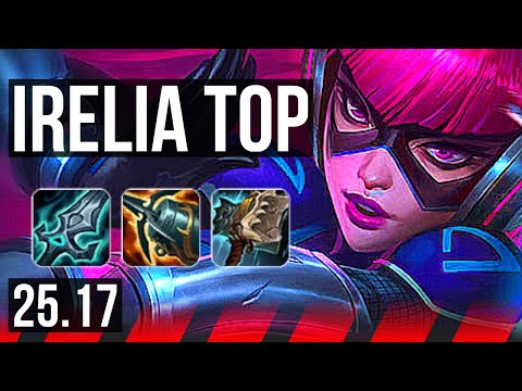 IRELIA vs KENNEN (TOP) | 6 solo kills | KR Diamond | 25.17