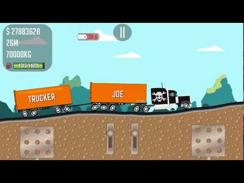 Trucker Joe is transporting a brick on a new truck to a dairy factory - Game