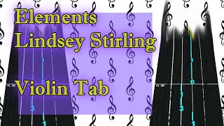 Elements lindsey stirling Violin Tab Tutorial #violintab #elements #lindsey #stirling