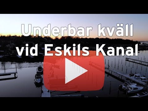 Underbar kväll vid Eskils kanal i Önnered