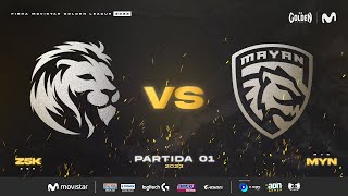 Z5K vs MYN - JORNADA 17 - FIBRA MOVISTAR GOLDEN LEAGUE - 2023 - LEAGUE OF LEGENDS