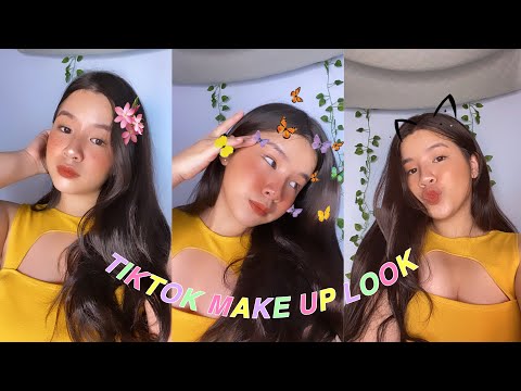 My â€œTikTokâ€ Make Up Look ðŸ¦‹    (grwm) | Chanelle Fajardo - YouTube