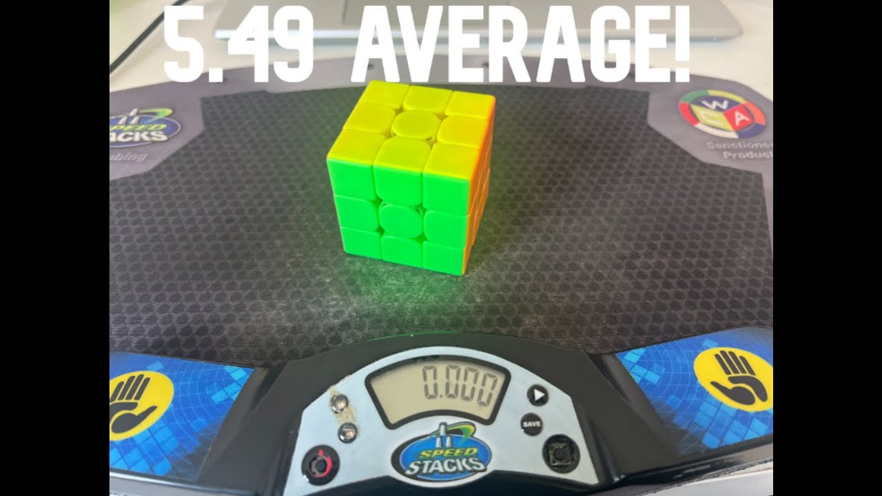 5.49 Rubik's Cube Average of 5!