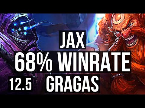 JAX vs GRAGAS (TOP) (DEFEAT) | Quadra, 68% winrate | EUW Master | 12.5