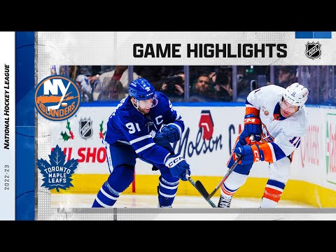 Islanders @ Maple Leafs 11/21 | NHL Highlights 2022