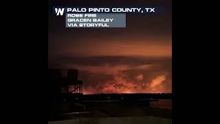 Ross Fire spreads to 90,000 acres across North Texas counties, 12% contained