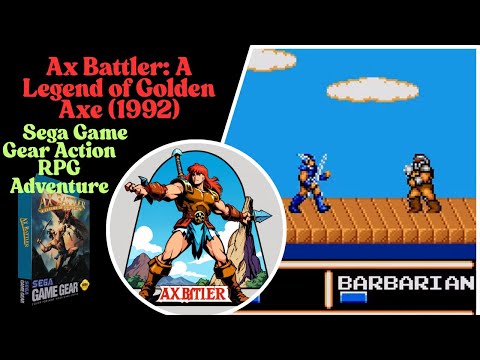 Ax Battler: A Legend of Golden Axe (1992) – Sega Game Gear Action RPG Adventure