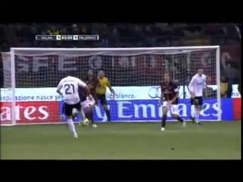 AC Milan Vs Palermo 3-1 All goals  Highlights 11-10-2010