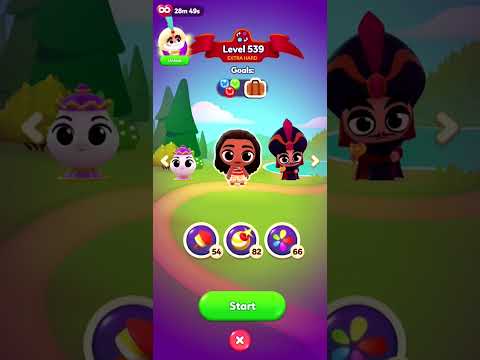 Disney Getaway Blast Levels 535, 536, 537, 538 & 539