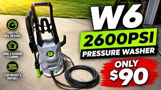 W6 Compact & Lightweight $90 Electric Pressure Washer BLEW ME AWAY!!