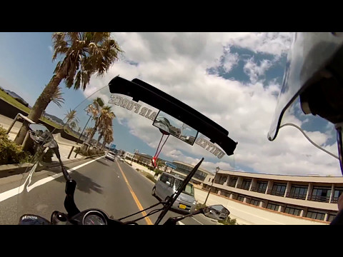 ADIVA ADTRE 200 along Tateyama Beach, Chiba Pref. 千葉県館山ビーチ沿いを走る！