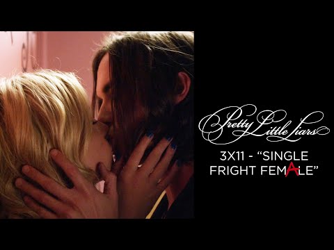Pretty Little Liars - Hanna & Caleb Kiss In The Changing Room - "Single Fright Female" (3x11)