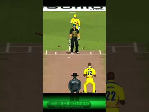 real cricket 20     new song  op game play csk 😊😊 #short