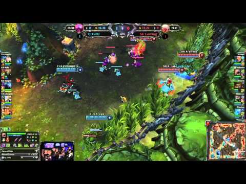 Round 1 : CLG.eu vs SK - Match 3 - LoL ECC: Poland, Warsaw 28-29.07.2012