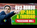 Game-Changing Tactical Rondo Drill: 6v3 Up-Back-Through Possession