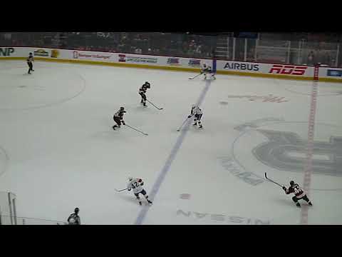 Adam Engström of the Laval Rocket scores in OT to win the game vs. the Belleville Senators 11/21/25