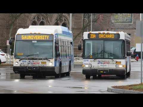 NFTA Metro Ride Route 20A Outbound Bus 2216 - 2002 Gillig Advantage