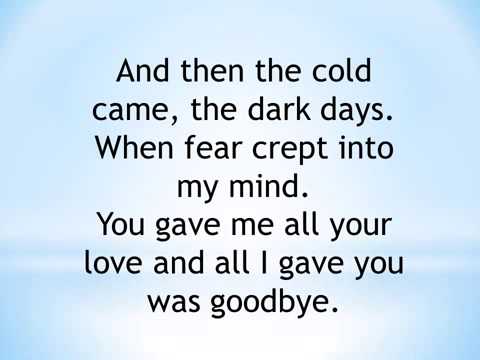 Back to December with lyrics(Taylor Swift)