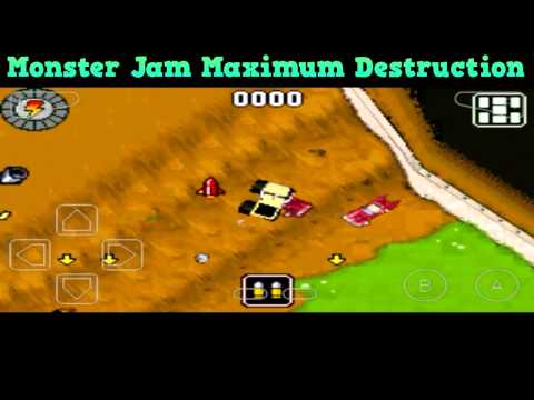 gba monster jam maximum destruction cool rom