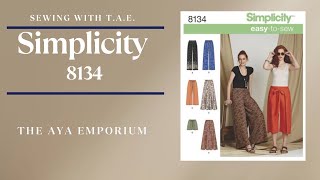 Sewing Simplicity 8134 Wide Leg Pant