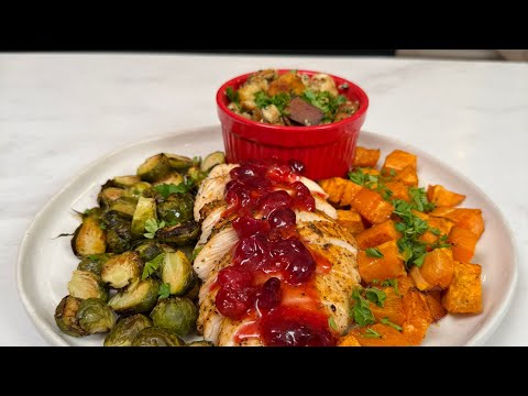 Sheet pan Thanksgiving Dinner