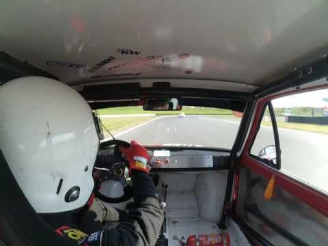 WSMP. Michał Ghany Fiat 126p 2 runda Maluch Trophy D1 Tor Poznań 2016