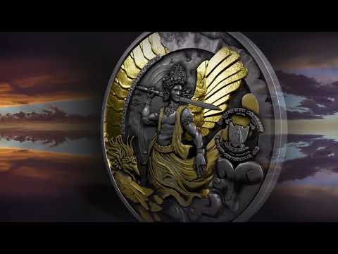 GARUDA - 2oz Silver Glow In The Dark Coin 2000 Francs Cameroon 2025