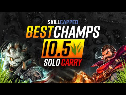 BEST Solo CARRIES Patch 10.5 TIER LIST - League of Legends Jungle Challenger Guide