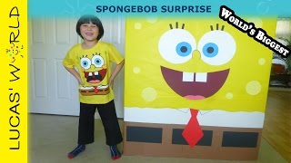 Giant Spongebob Surprise Box with New Sponge out of Water Toys and Building Sets