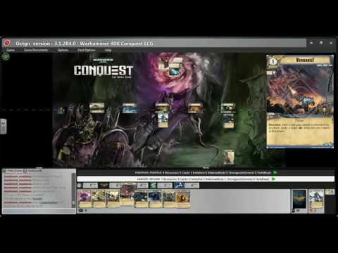 40k Conquest on OCTGN - Ragnar vs Subject Omega