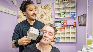 I Got Transported To India With A Head Massage @nomadbarber's Indian Style Barbershop!