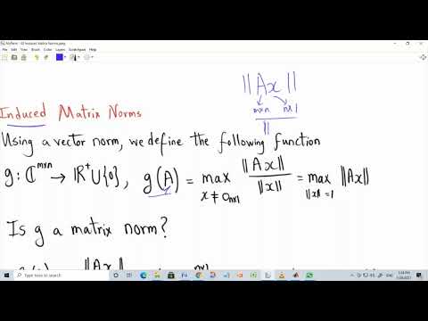 02 Matrix Norms - Spectral Radius - Gelfand Formula - Nuclear Norm