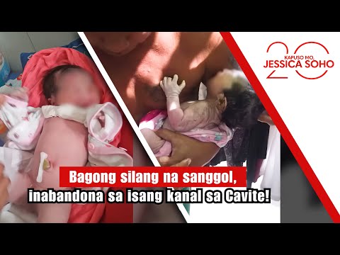 Bagong silang na sanggol, inabandona sa isang kanal sa Cavite! | Kapuso Mo, Jessica Soho