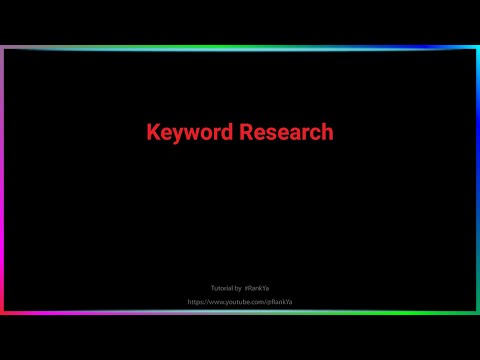 Keyword Research