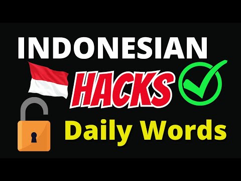 Indonesian Hacks for Daily Conversation | Learn Indonesian