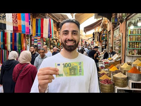 What can I get for €100 in Morocco? 🇲🇦 (24 hours)